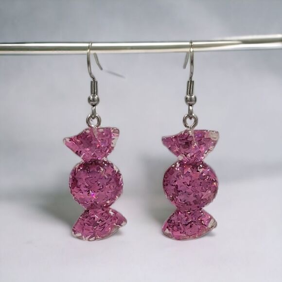 🍬Glitter Candy Earrings🍬(2-A013-F)-Jewelry for Women - Picture 1 of 6